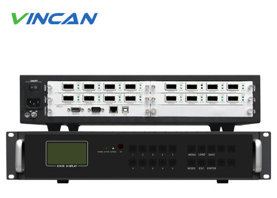 2x2 2x4 Control de pared de vídeo modular de señal para pantalla LCD Puerto de salida HDMI