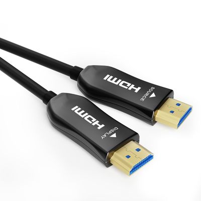 Cable de fibra óptica HDMI 4K de alta velocidad   60Hz, HDR, ligero y duradero