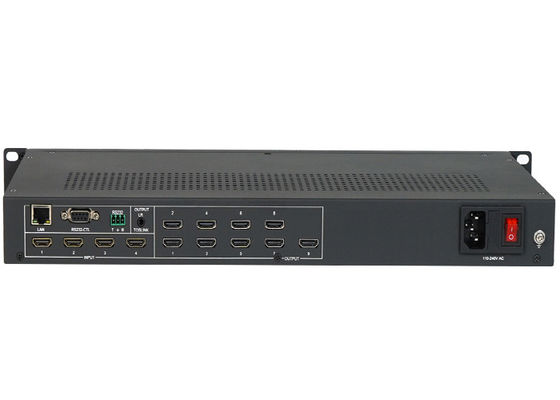 Procesador de pared de video 3x3 HDMI con 4 entradas 9 salidas
