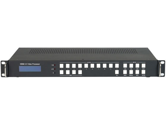 3x4 2x4 3x3 Hdmi 4k Quad Video Procesador de pared con 4 entradas 12 salidas