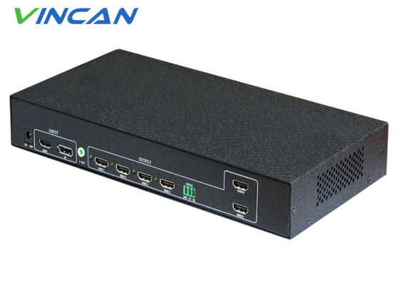 Control de pared de vídeo de 6 canales 2x3 3x2 con control RS232 para 6 TV Splicing