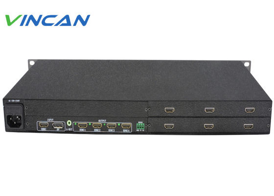 1x6 controlador de pared de vídeo HDMI Splitter. Controller de pared LCD para 6 pantallas de TV