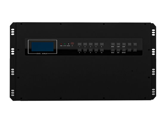 7 U 136 puertos Fibra Kvm Transmisor y receptor Nodo Kvm Fibra matriz