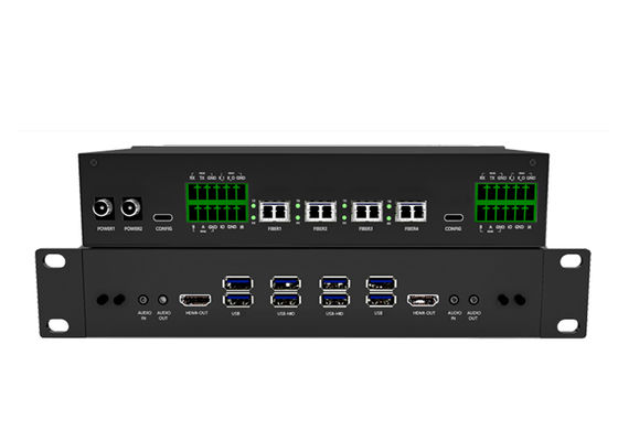 Sistema de gestión de colaboración de agentes no IP de fibra óptica FMK Kvm Extensor de fibra óptica
