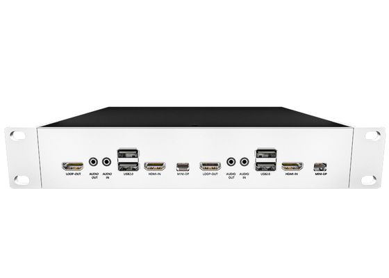 Nodo modular de matriz KVM de fibra TX/RX con 4K604:44 Salida, SFP y tarjeta de pared de vídeo compatible con el interruptor KVM de fibra