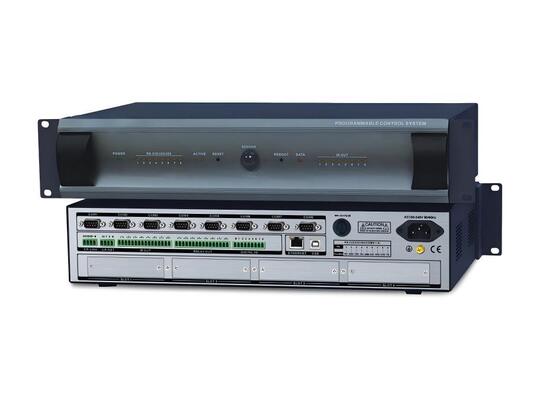 Procesador de control AV con control de dispositivos RS232, RS485, relé, IR y TCP/IP