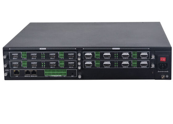 Procesador de pared de vídeo HDMI modular de 8x8 4K604:44 con 16 ventanas para el controlador de pared de vídeo