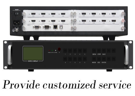 tratamiento de señales video del regulador HD 1080P de la pared de 4k 8ch 2x2 HDMI