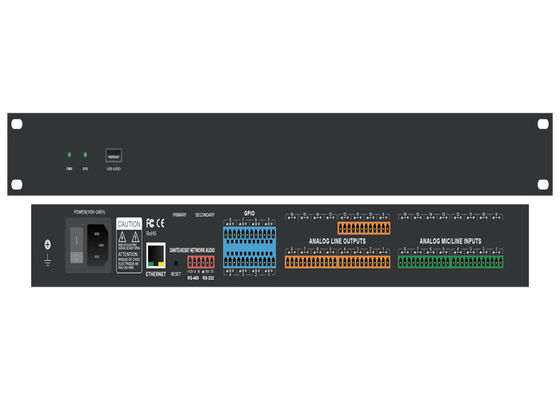 Regulador de Audinate del procesador de sonido de Digitaces del procesador de sonido