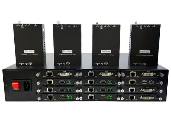 4k HDMI sobre el suplemento Cat5 con las entradas de 12X Hdmi y las salidas de HDBaseT
