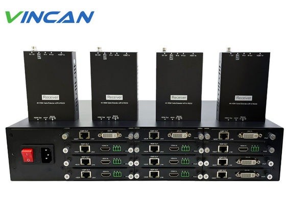 Suplemento/divisor + receptores de UHD 1080p 1x12 HDMI HDBaseT el 195ft