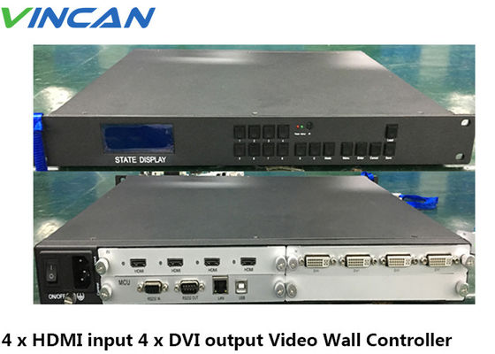 Regulador video And Processor 1x3 4x4 de la pared de la película 2x2 3x3 4K Hdmi