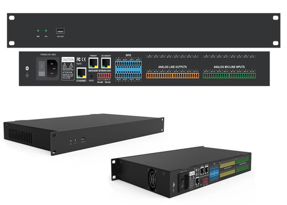 1.2ms baja latencia Dante controlador de audio de 24 bits