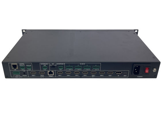 Conmutador de presentación UHD sin fisuras con control multivista