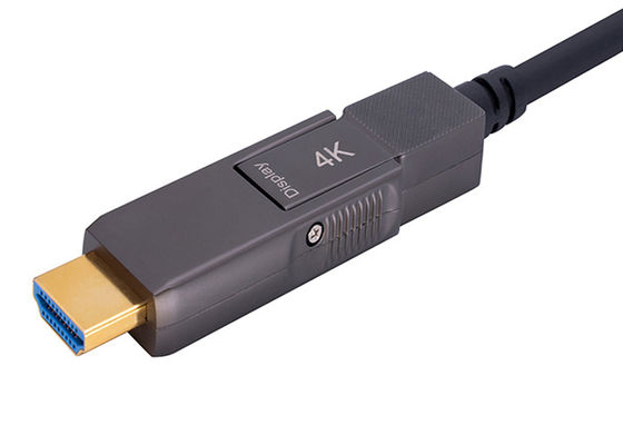 "Cable de fibra óptica HDMI de ultra alta velocidad". Transmisión 4K/8K, latencia cero.