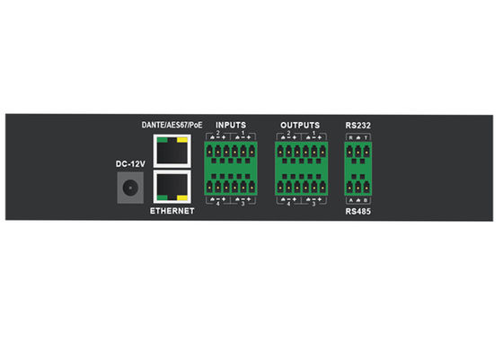 Controlador de audio Dante en tiempo real para aplicaciones de transmisión y grabación
