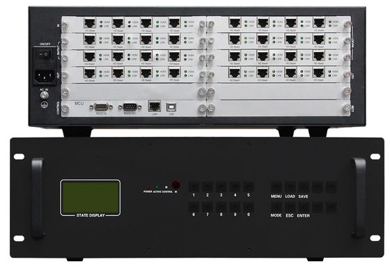 8K60 Video 16 en 16 Fuera Procesador de vídeo de alta calidad 1x4 2x2 3x2 Controlador de pared de vídeo