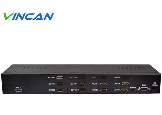 Procesador de pared de video 3x3 4K 60Hz con fuentes de señal VGA HDMI y soporte para controladores de pared de video