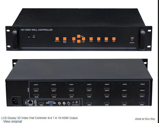 Controlador de pared de video LCD   Control potente para configuraciones de pantallas múltiples