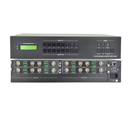 Conmutador de matriz de video OEM ODM para resolución de salida de hasta 4Kx2k 60Hz