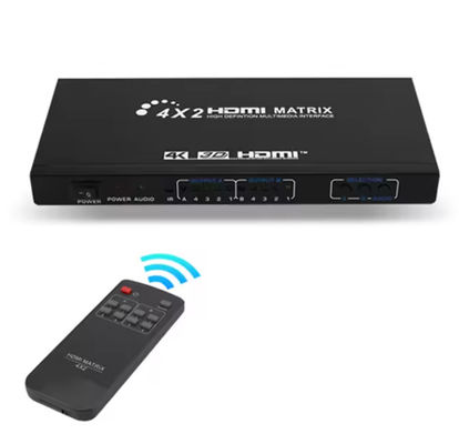 Alta resolución HDMI Matrix Switcher soporte para HDCP2.2 y 4Kx2k 60Hz
