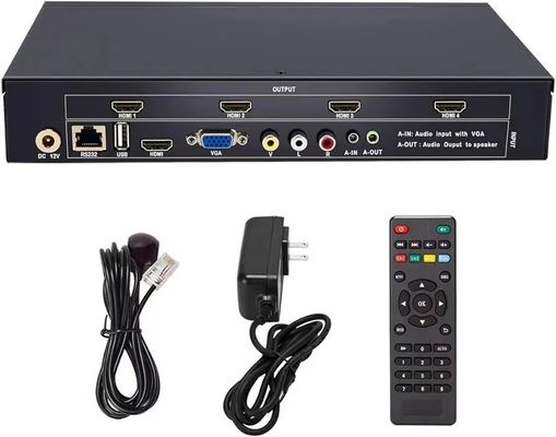 Controlador de pared de vídeo avanzado 2x4 2x2 3x4 con resolución 1920x1080