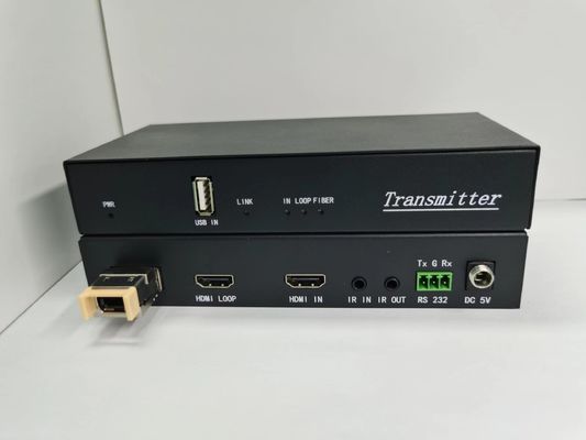 4K 60Hz MPO HDMI cable óptico con entrada/salida IR 18Gbps velocidad de datos negro