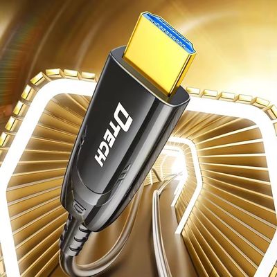Cable de fibra óptica HDMI 4K de alta velocidad   60Hz, HDR, ligero y duradero