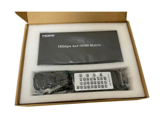 Conmutador de matriz de vídeo avanzado con controles flexibles y resolución de hasta 1080p