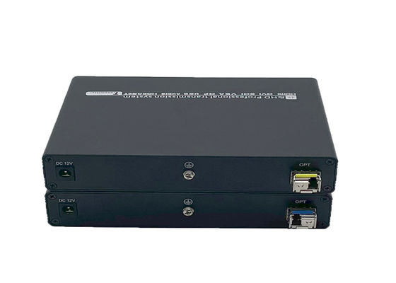 20KM DVI sobre el extensor de fibra ∙ Zero latencia ∙ Plug & Play para salas de control