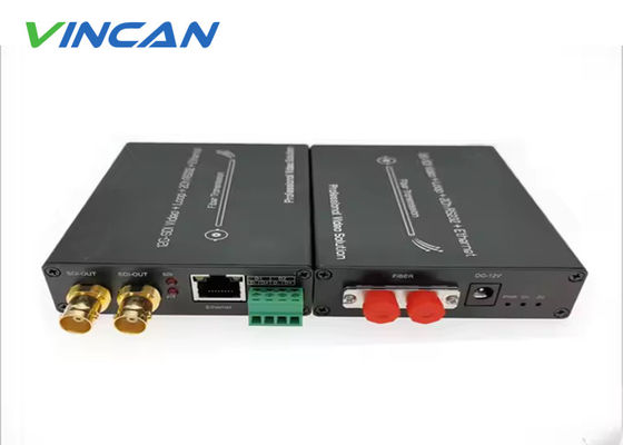 12G SDI Extensor de Fibra de Video 4K sin comprimir Transmisión óptica UHD en tiempo real