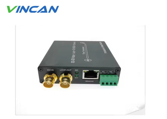 Extensor profesional 12G SDI con tiempo real 4K, audio y datos a través de fibra