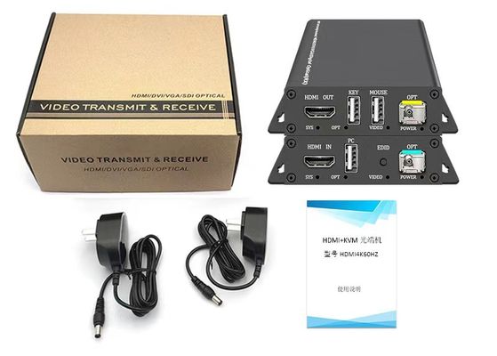 Extensor óptico 12G SDI: Transmisión de vídeo sin pérdidas de 4K/60Hz hasta 20 km
