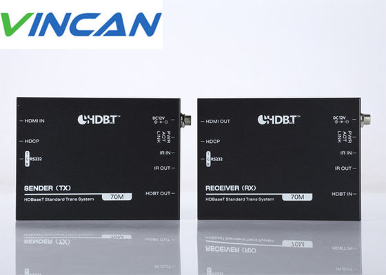 HDbaset HDMI Extender por encima de 70m CAT6 con soporte IR POC, RS232 4k 60hz