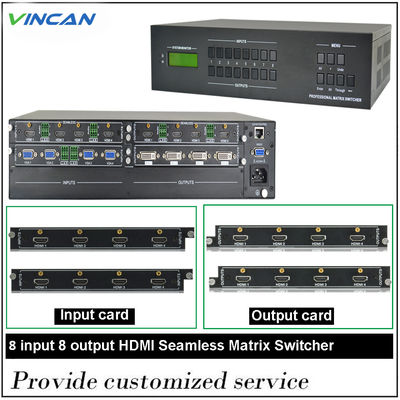 8 en 8 fuera del interruptor completo de la señal HDMI de Digitaces del interruptor de la matriz de 22W HDMI