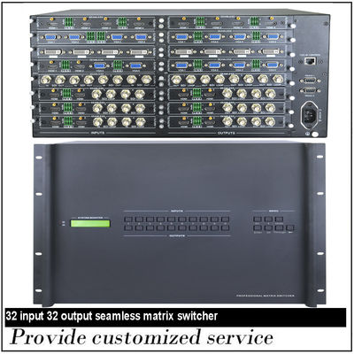 Interruptor del mando a distancia por infrarrojos RS232 HDMI con el chasis de 4K 32x32