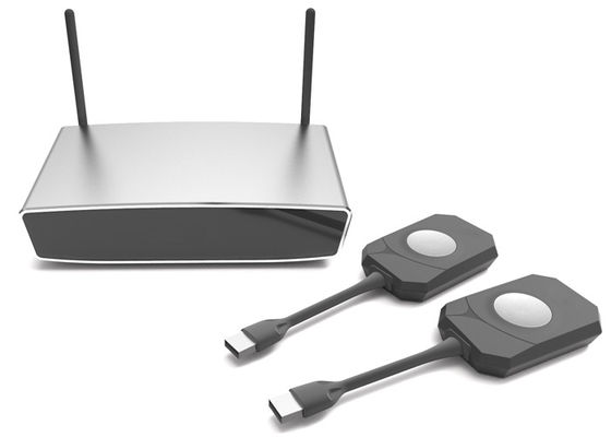 Adaptador Dongle de Pantalla HDMI Inalámbrico 4K con Cifrado AES CCMP y Fuente de Alimentación de CC de 12V