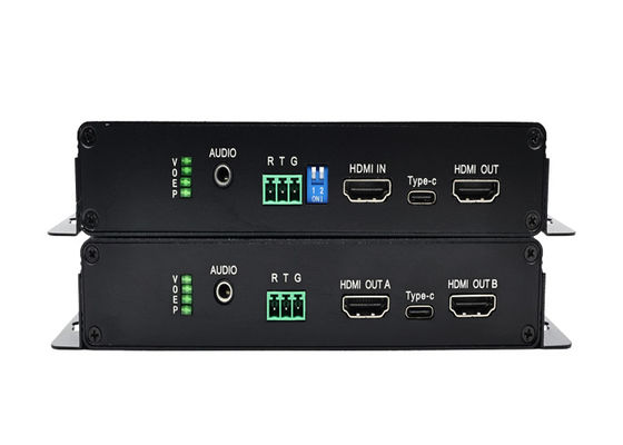 Extensor óptico HDMI 4K 60Hz con incorporación de audio HDMI Extensor 4K a través de fibra