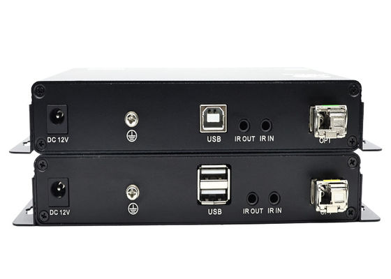4K HDMI Extender a través de Fibra Óptica Protocolo de soporte HDMI2.0 Ancho de banda Ancho de banda 10KM Rango para transmisión de video sin fisuras