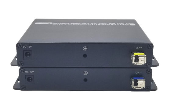 Extensor RS232 4k HDMI a través de fibra óptica de hasta 20 km de longitud con puerto de audio separado