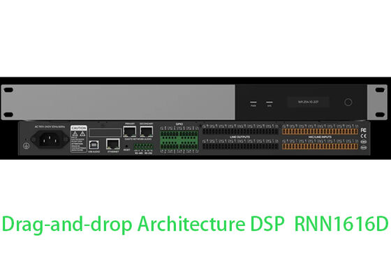 Dante DSP Procesador de matriz Audio DSP Procesador 16x16 DSP Mixer Arquitectura de arrastrar y soltar