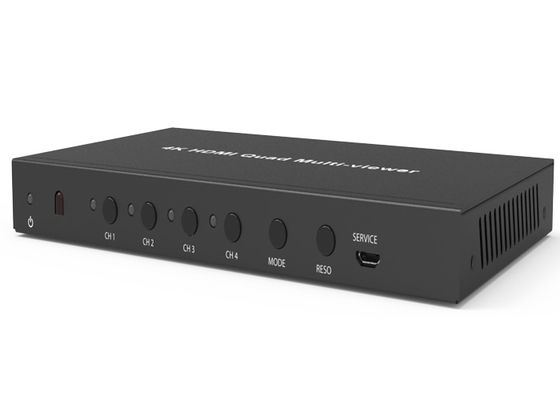 Patio negro HDMI Multiviewer de HDCP 1,4 4K 4×1 con 4 la entrada de x HDMI y 1 salida de x HDMI