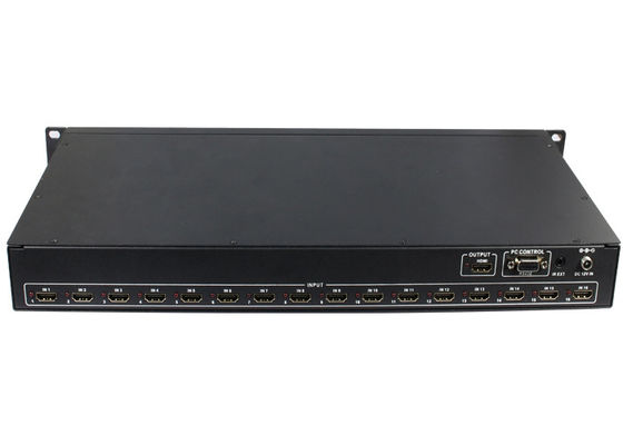 Protección inconsútil del ESD del interruptor del patio RS232 16x1 HDMI MultiViewer