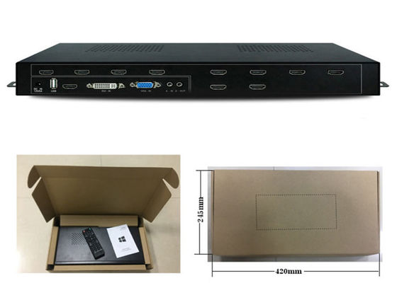 1 divisor de la salida HDMI de la entrada 9 con el regulador video de la pared de la función 1x9 HDMI de la pared con 3x3