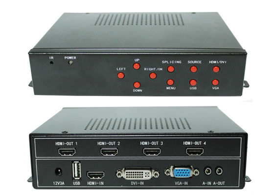 exhibición video de For Multi TV del regulador de la pared de 1x2 2x2 Digitaces HDMI