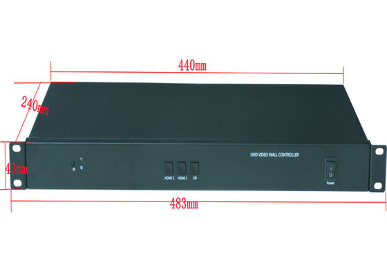 Interfaz video multi del regulador HD15 de la pared del ángulo HDMI de los monitores multi
