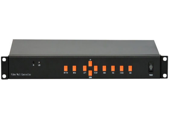 Equipo video del regulador del divisor de la pared del IR 3X3 LCD con el Control de Llaves remoto del caso RS232