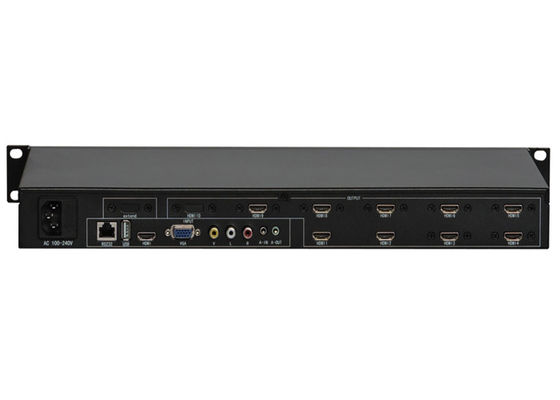 Equipo video del regulador del divisor de la pared del IR 3X3 LCD con el Control de Llaves remoto del caso RS232