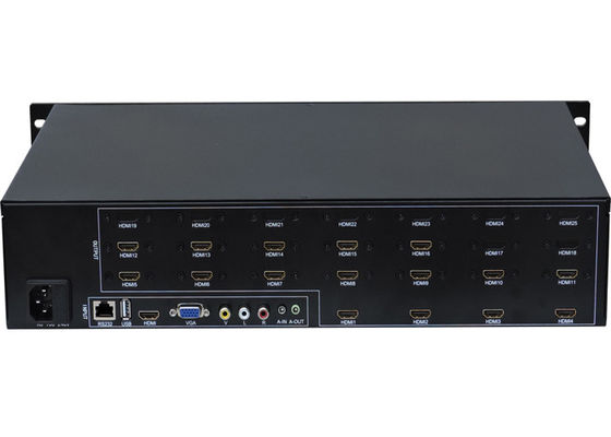 El LCD exhibe el regulador video 4x4 1 de la pared 3D en salida de 16 HDMI