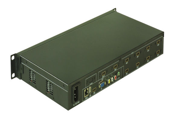 procesador video video del AV TV del regulador USB HDMI VGA de la pared de 5x2 LCD